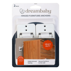 2x Hinged Furniture Anchors