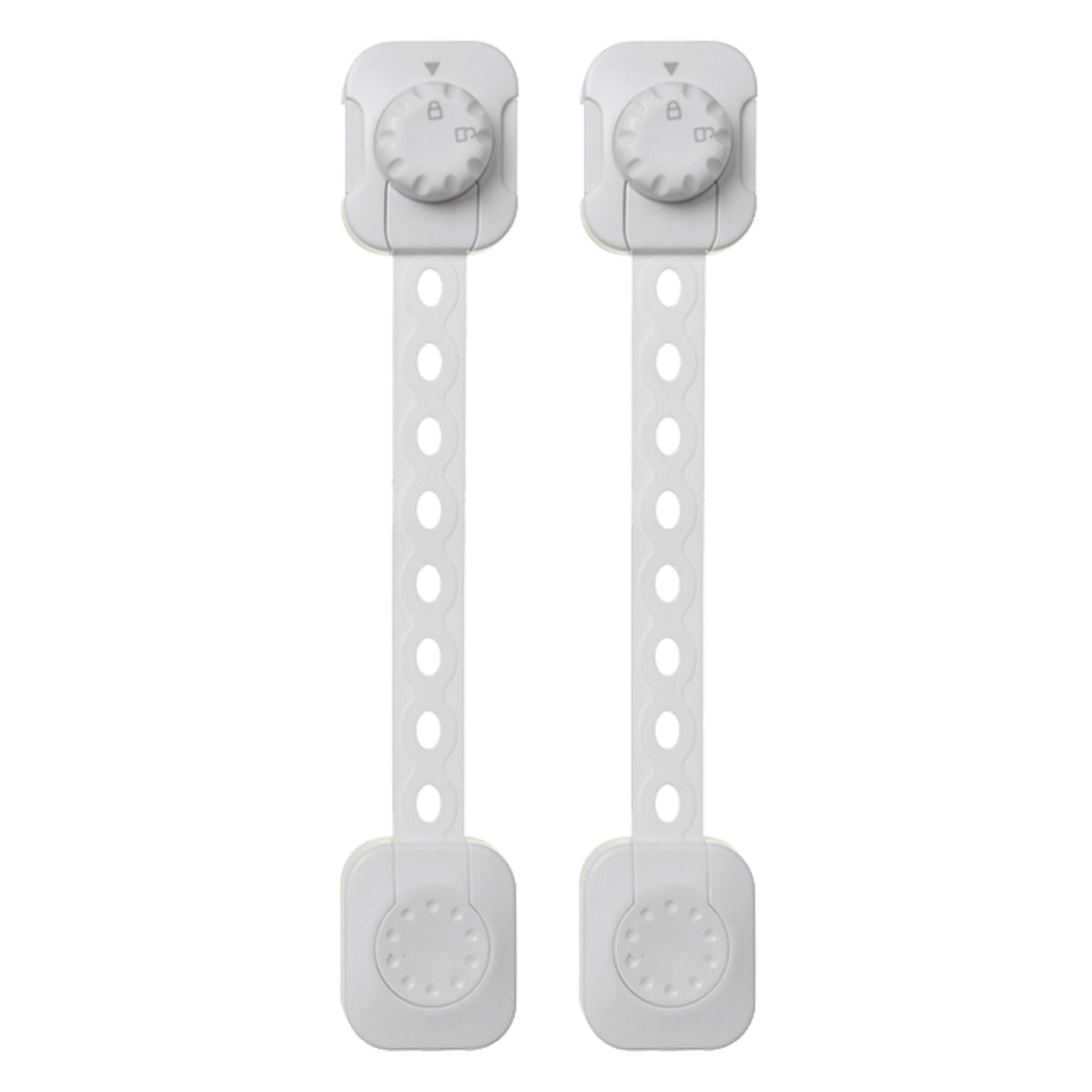 Twist 'N Lock Multi-Purpose Latch White - 2 Pack