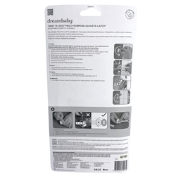 Twist 'N Lock Multi-Purpose Latch 6Pk White/Grey
