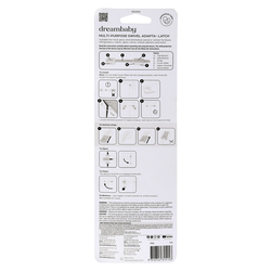 Multi-Purpose Swivel Adapta-Latch Pk-1 Grey