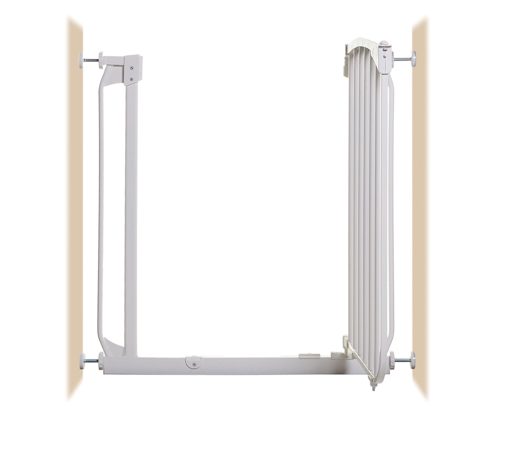 Chelsea Auto Close Metal Baby Gate - White (71 – 82cm wide)