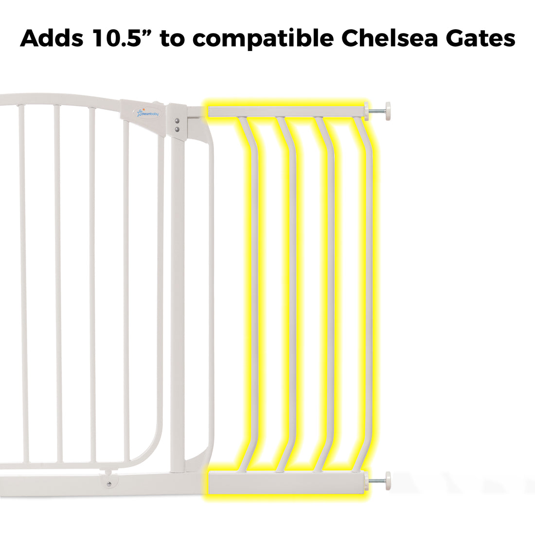 CHELSEA 10.5" GATE EXTENSION - WHITE