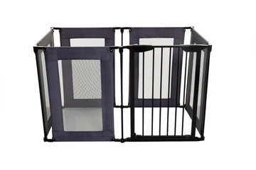 Brooklyn Converta® Play-Pen Gate with Mesh Sides and EZ-Check® Indicator