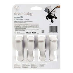 Strollerbuddy¨ Stroller Clips 4 Pack - White