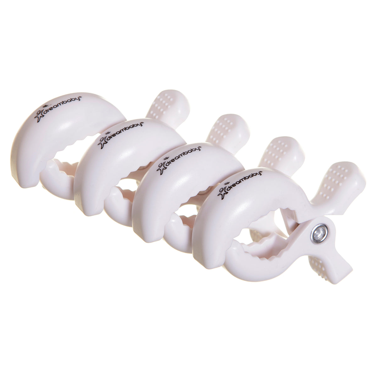 Strollerbuddy¨ Stroller Clips 4 Pack - White