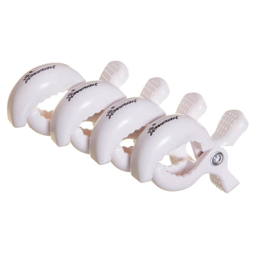 Strollerbuddy¨ Stroller Clips 4 Pack - White