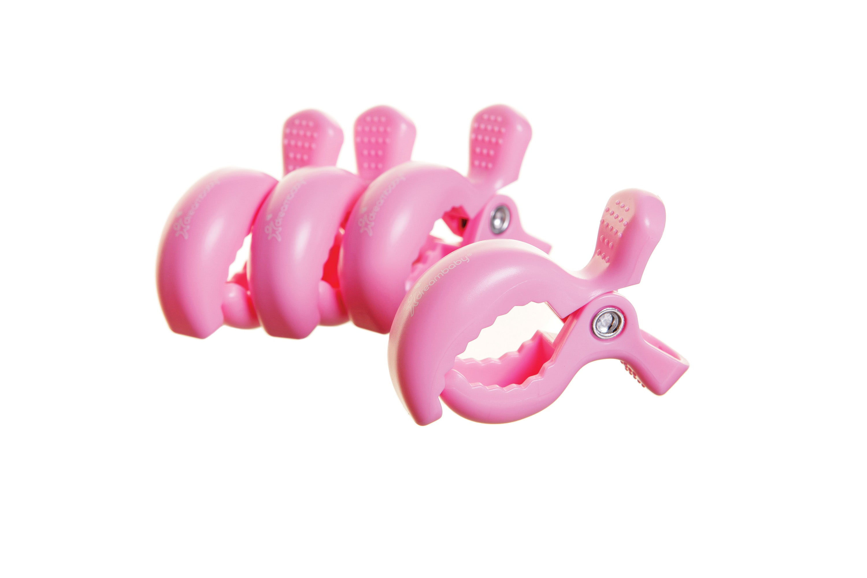 Strollerbuddy¨ Stroller Clips 4 Pack - Pink
