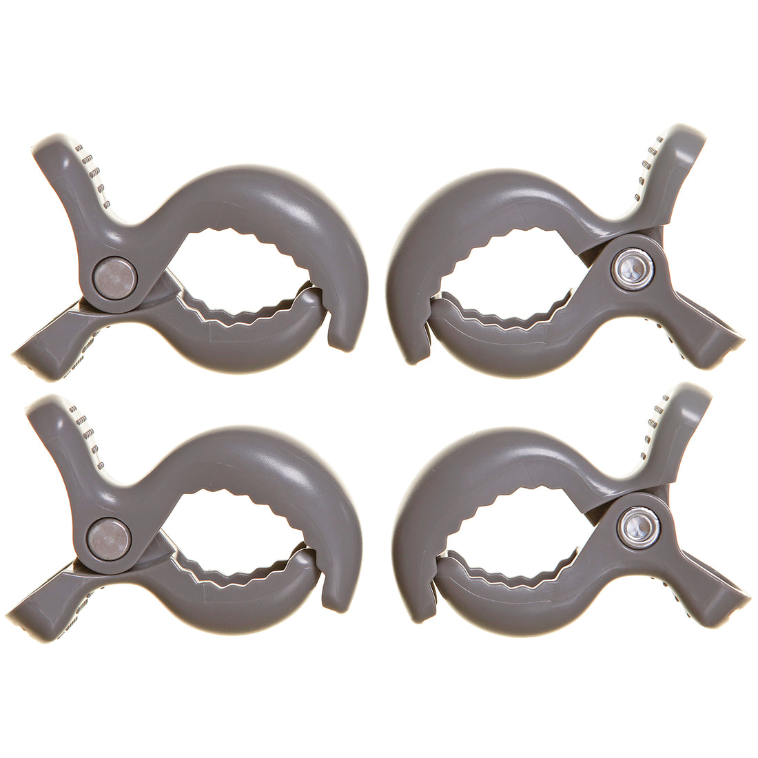 Strollerbuddy¨ Stroller Clips 4 Pack - Grey
