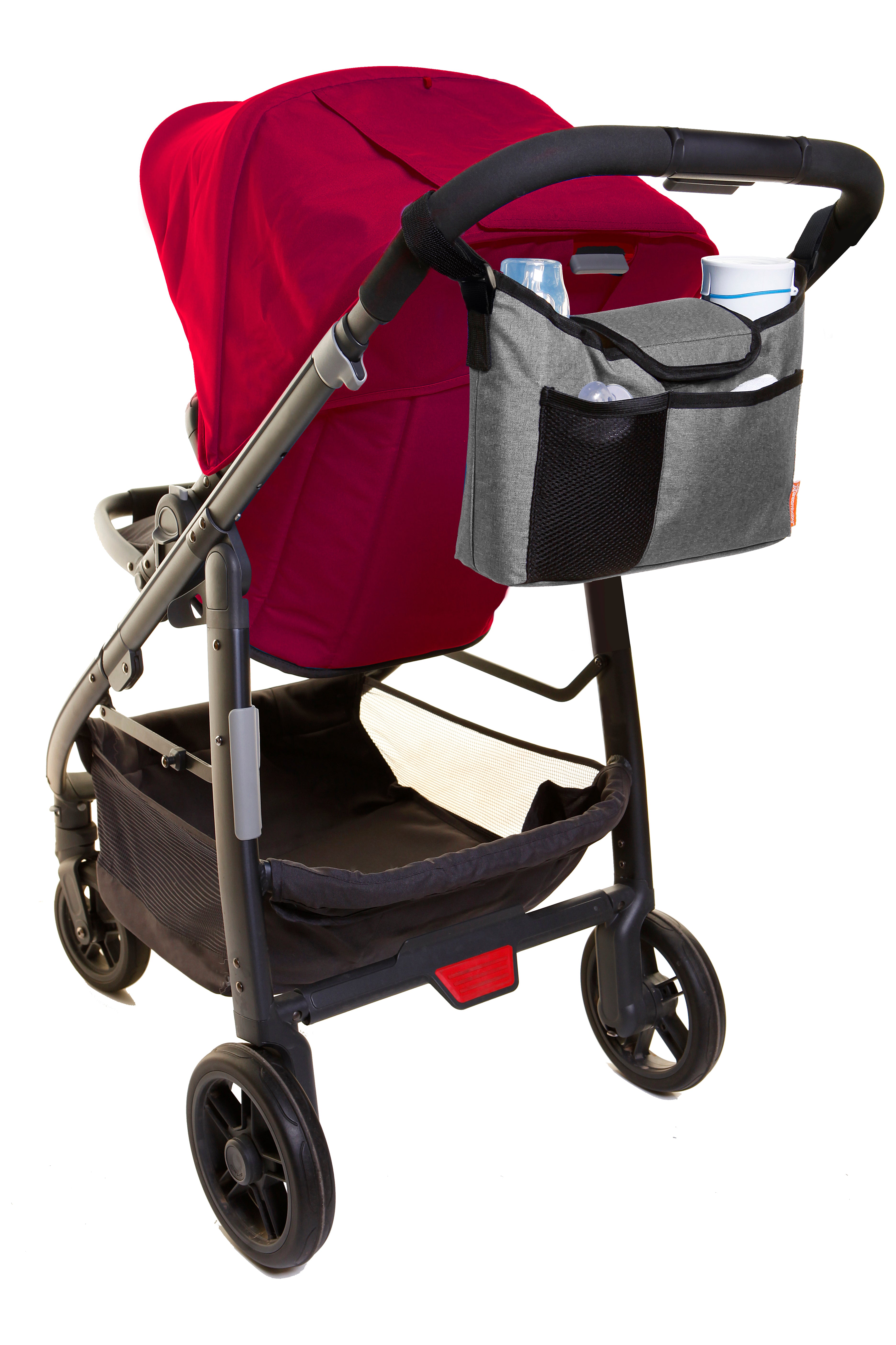 Strollerbuddy®  On-The-Go Bag - Grey Denim