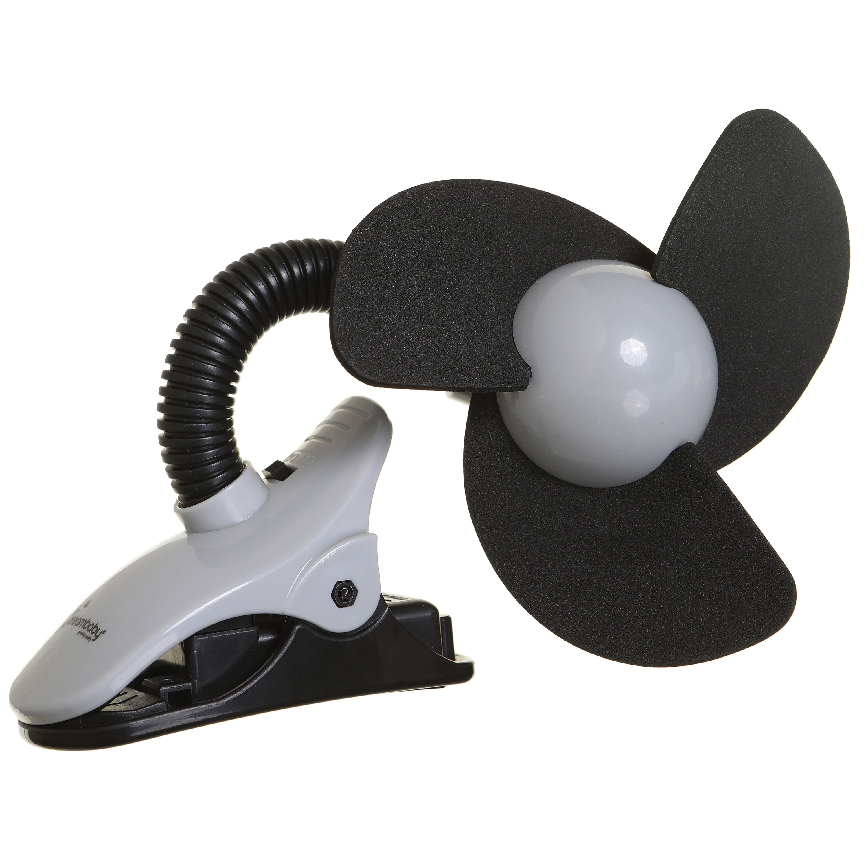 Ezy-Fit Clip-On Fan - Black With Grey