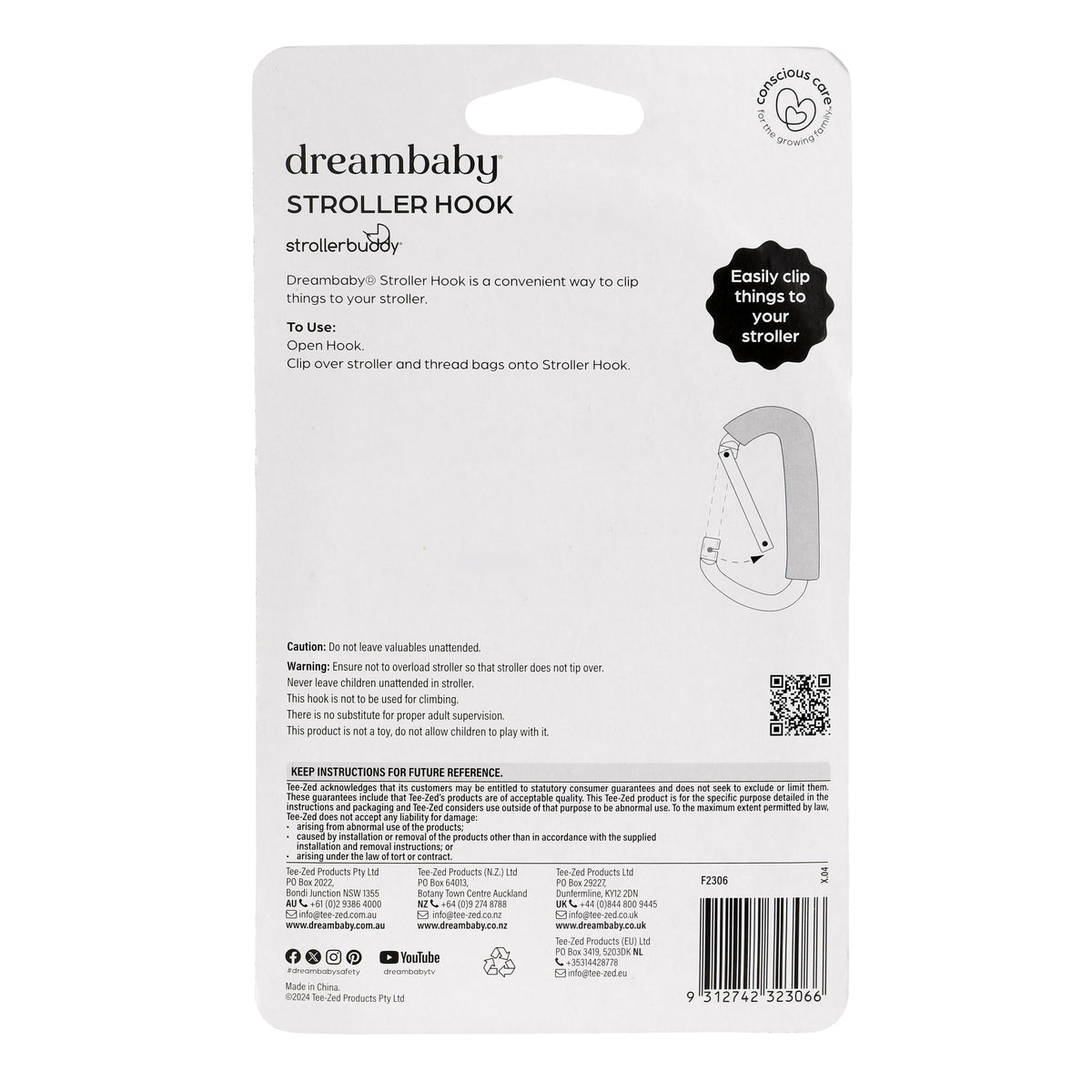 Stroller Hook (Long Foam)