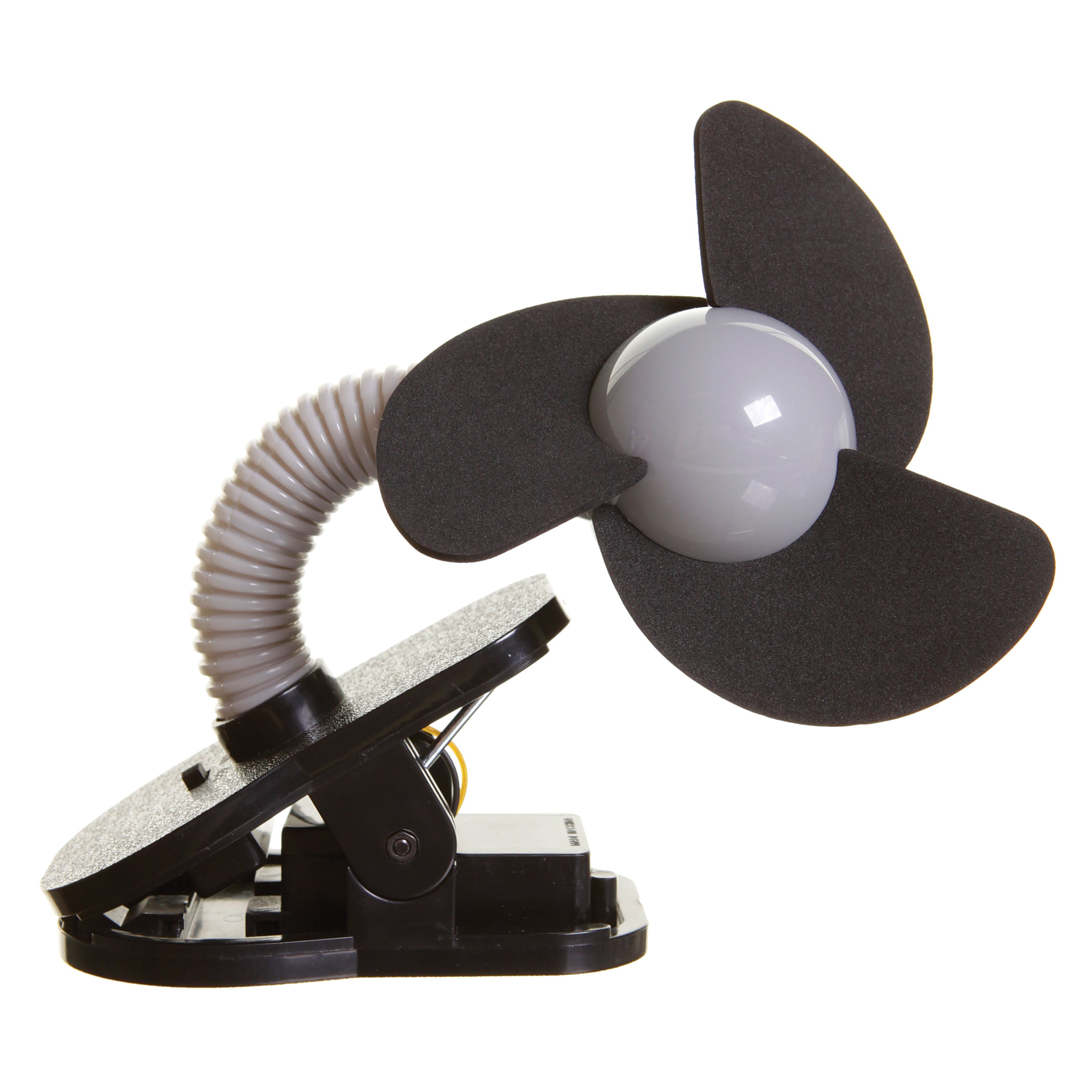 Stroller Fan Grey With Black Foam