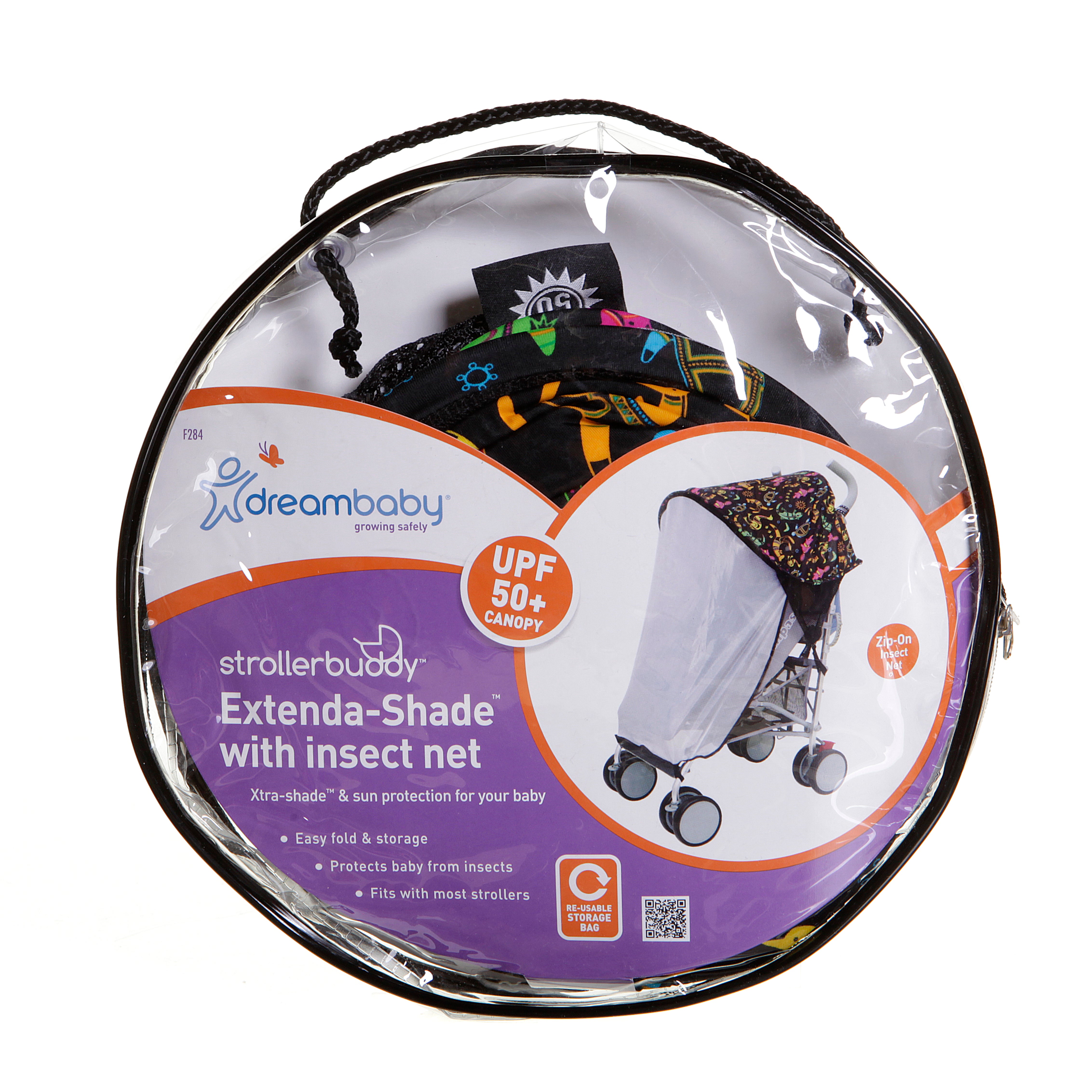 Large Strollerbuddy® Extenda-Shade® (Animal Pattern)