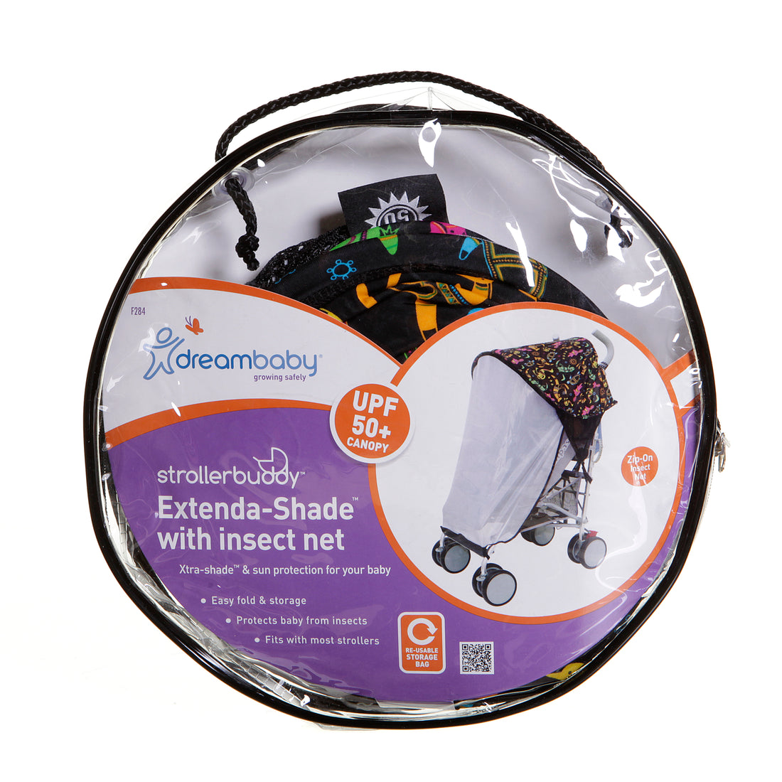 STROLLERBUDDY® EXTENDA-SHADE® WITH INSECT NET