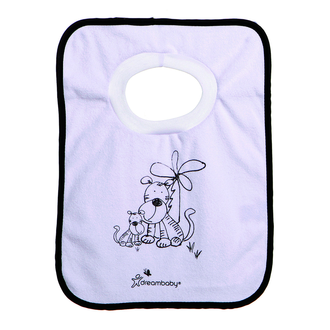 Dreambaby® Terry Cloth Pull-Over Bibs Jungle 4 Pack