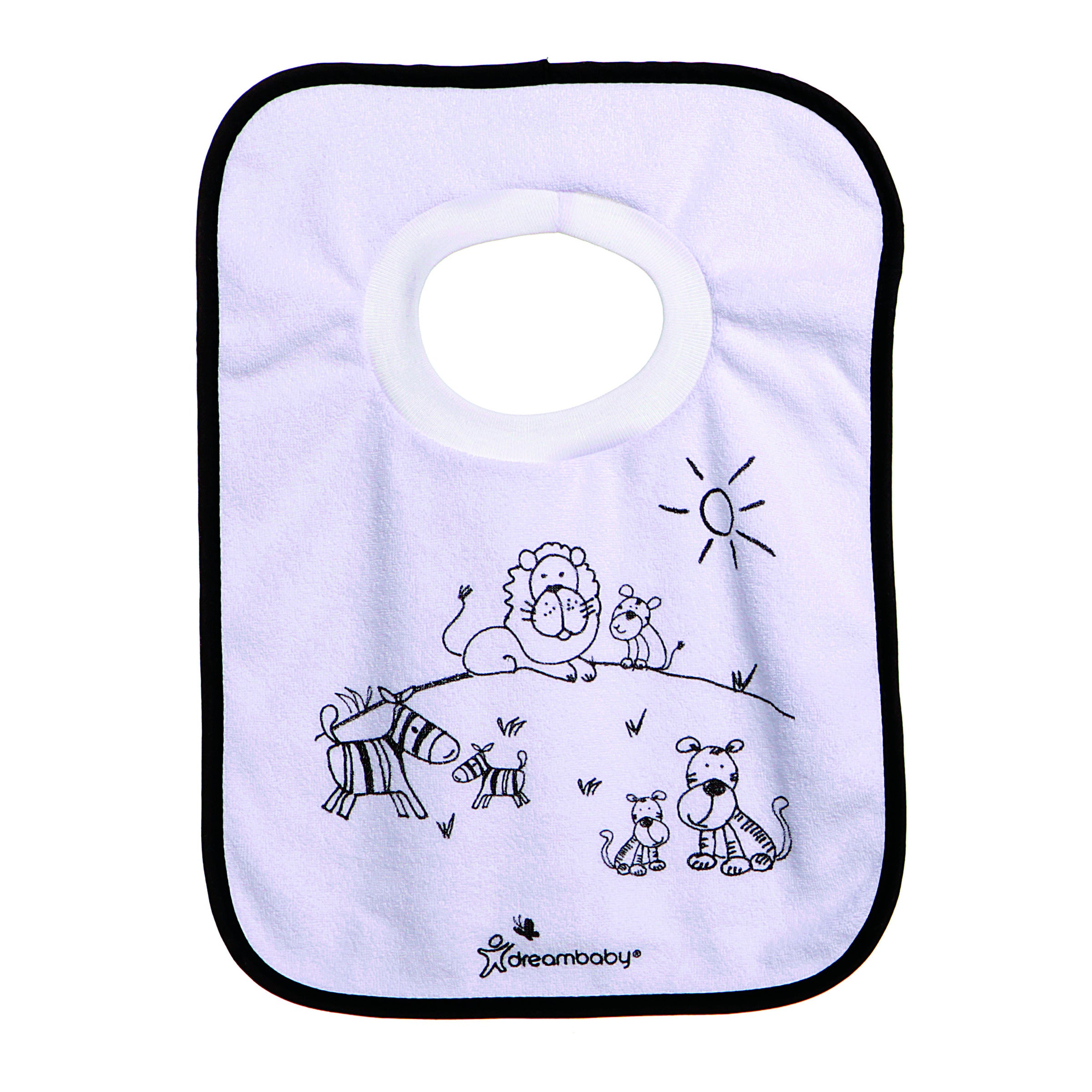 Pullover Bibs - 4 Pack Jungle Animals