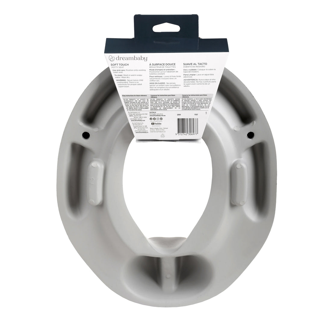 Soft Touch Potty Seat - Grey