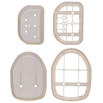 Retractable Gate Spacers - White