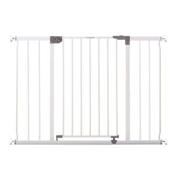 Liberty Extra Wide 39-42In Easy Close Metal Baby Safety Gate - White