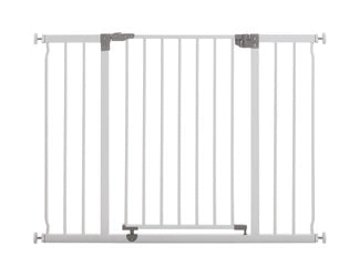 Liberty Extra Wide 39-42In Easy Close Metal Baby Safety Gate - White