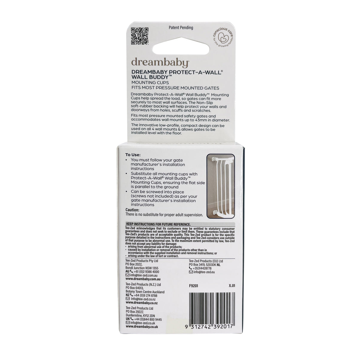 Protect-A-Wall® Wall-Buddy – 4 Pack