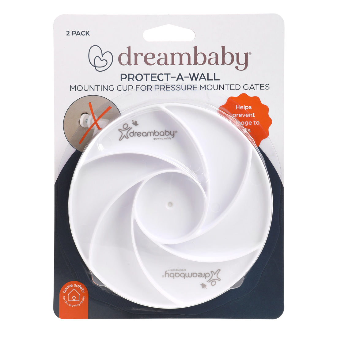 Protect-A-Wall® Mounting Cups – 2 Pack