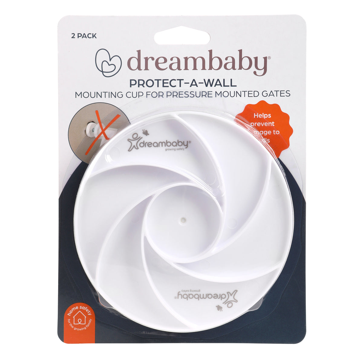 Protect-A-Wall® Mounting Cups – 2 Pack