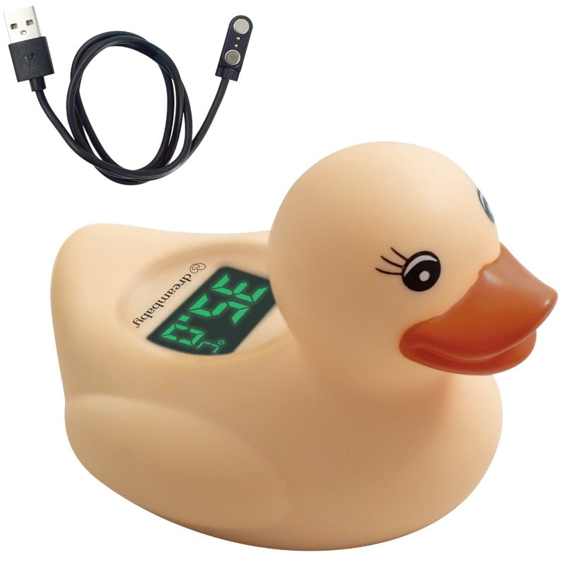Room & Bath USB Thermometer Duck Peach