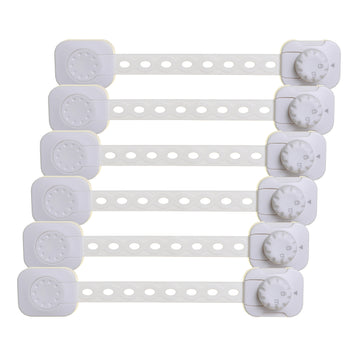 Twist 'N Lock Multi-Purpose Latch White Polybag 6 Pack