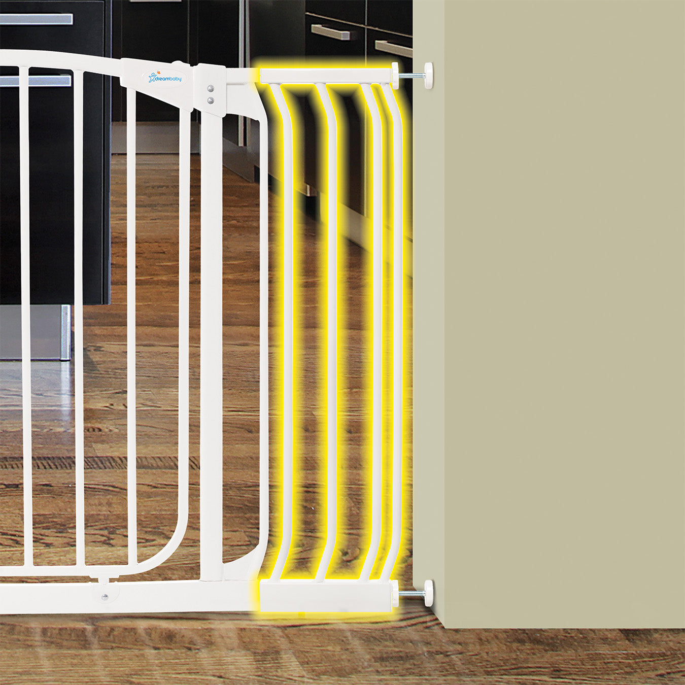 CHELSEA 7" GATE EXTENSION - WHITE