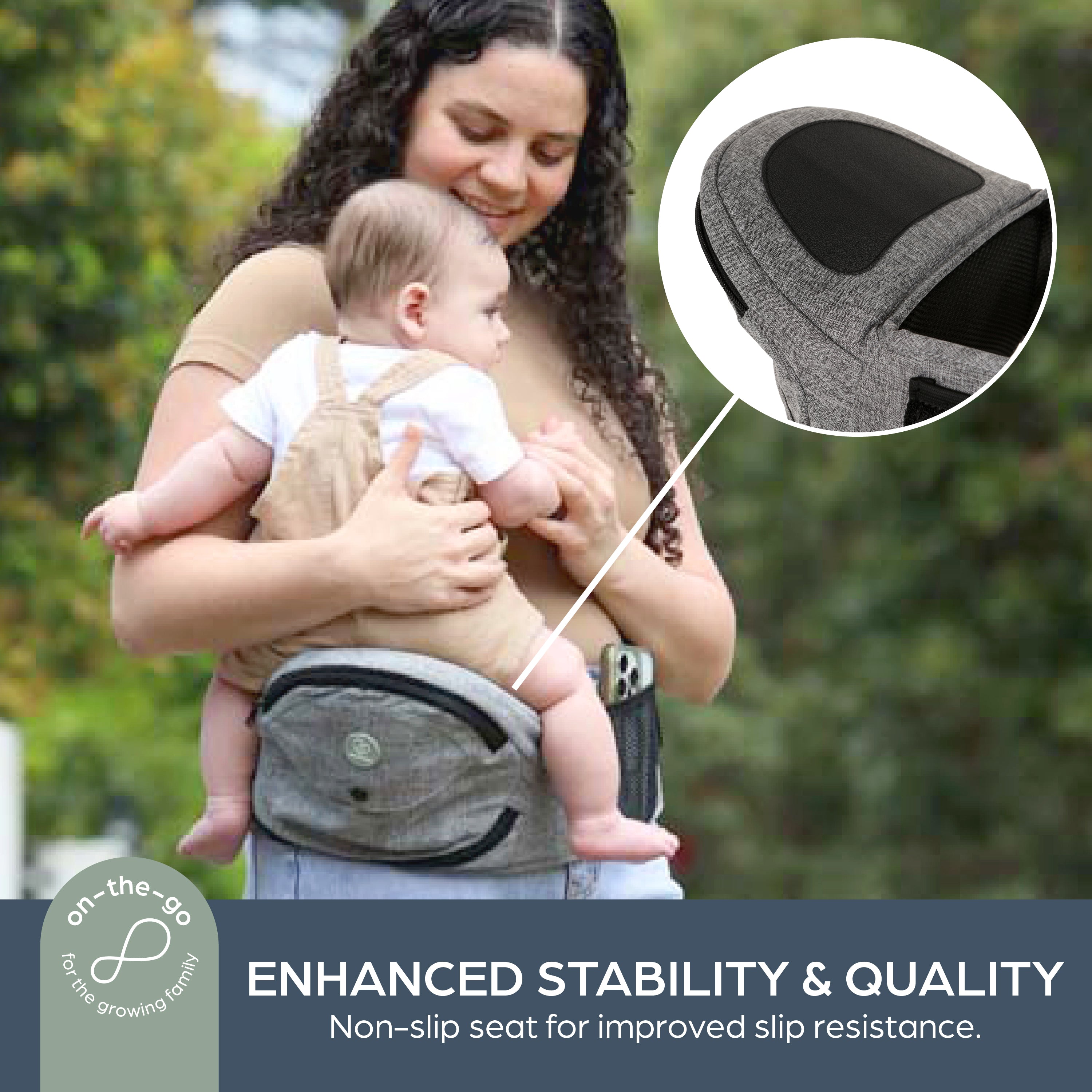 Up & Go Carrier Seat Grey