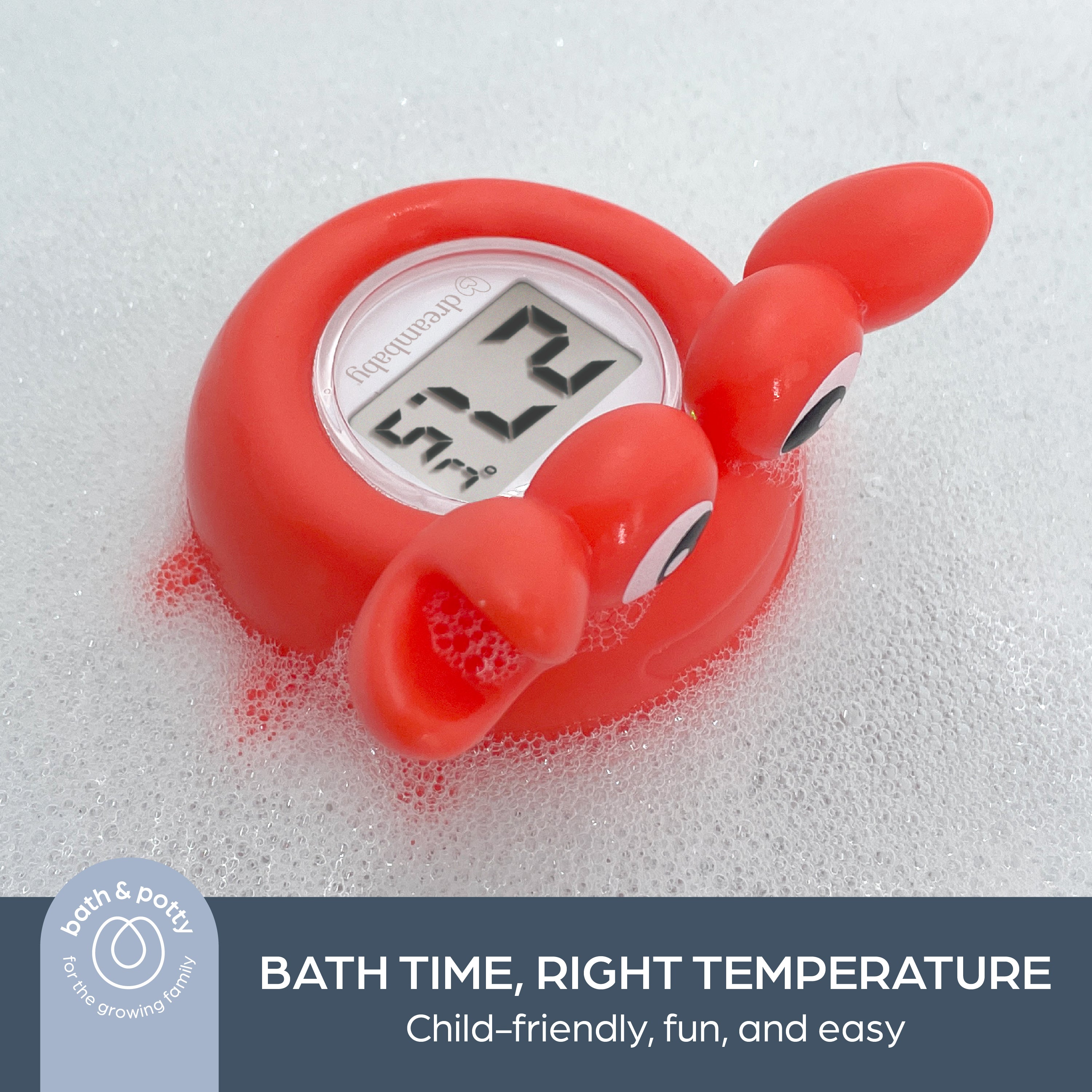 Bath Thermometer Crab