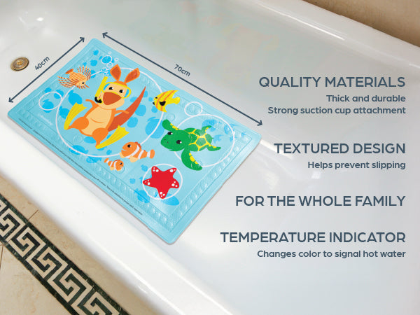 Watch-Your-Step® Anti-Slip Bath Mat – Kangaroo
