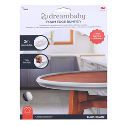 Foam Edge Bumper Roll, Grey