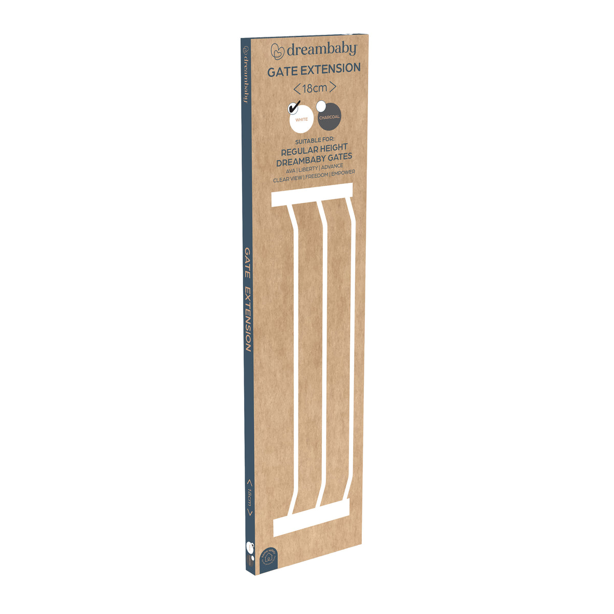 Liberty And Ava Gate Extension 7in (18cm) - White