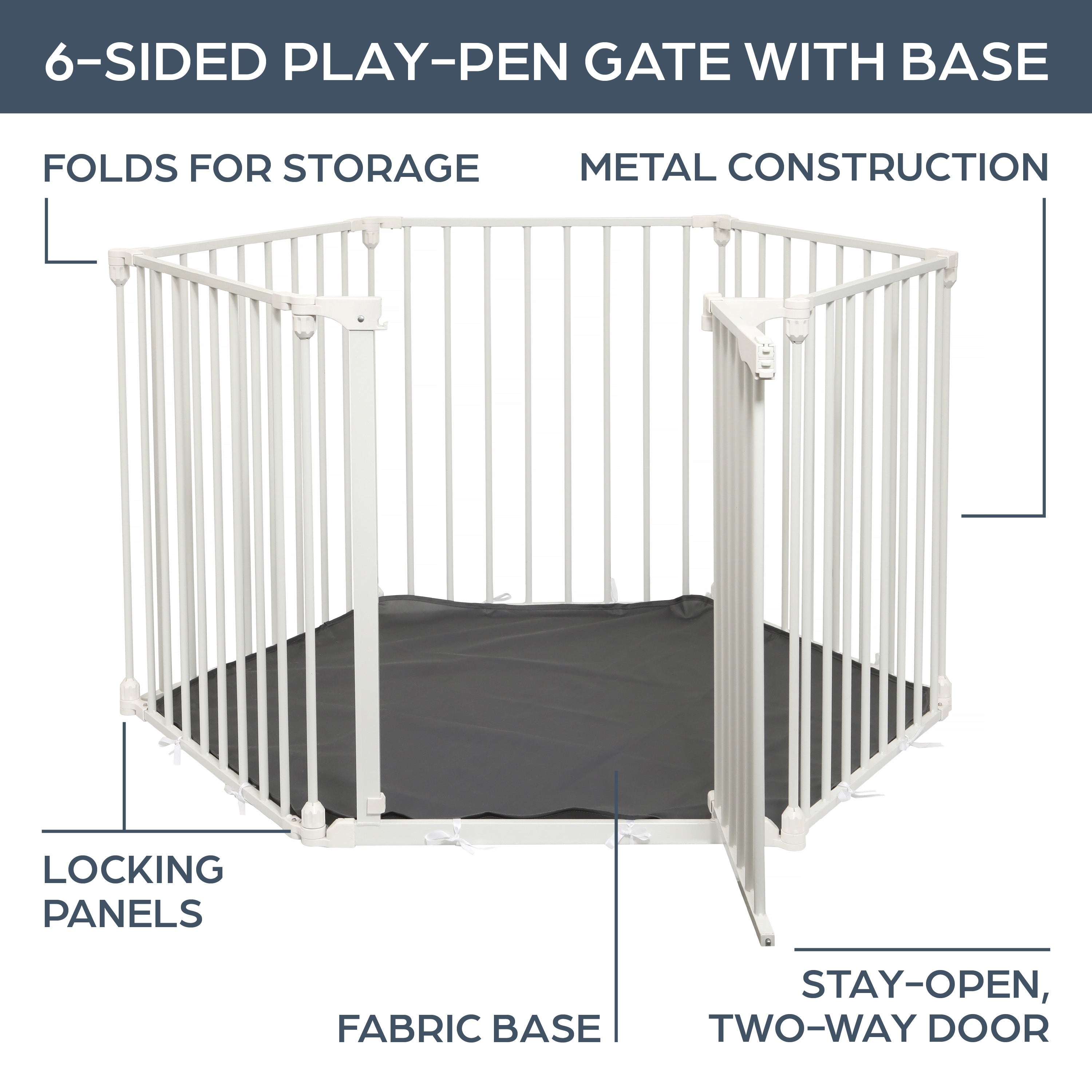 Discovery 6 3-In-1 Converta® Playpen Gate With Base