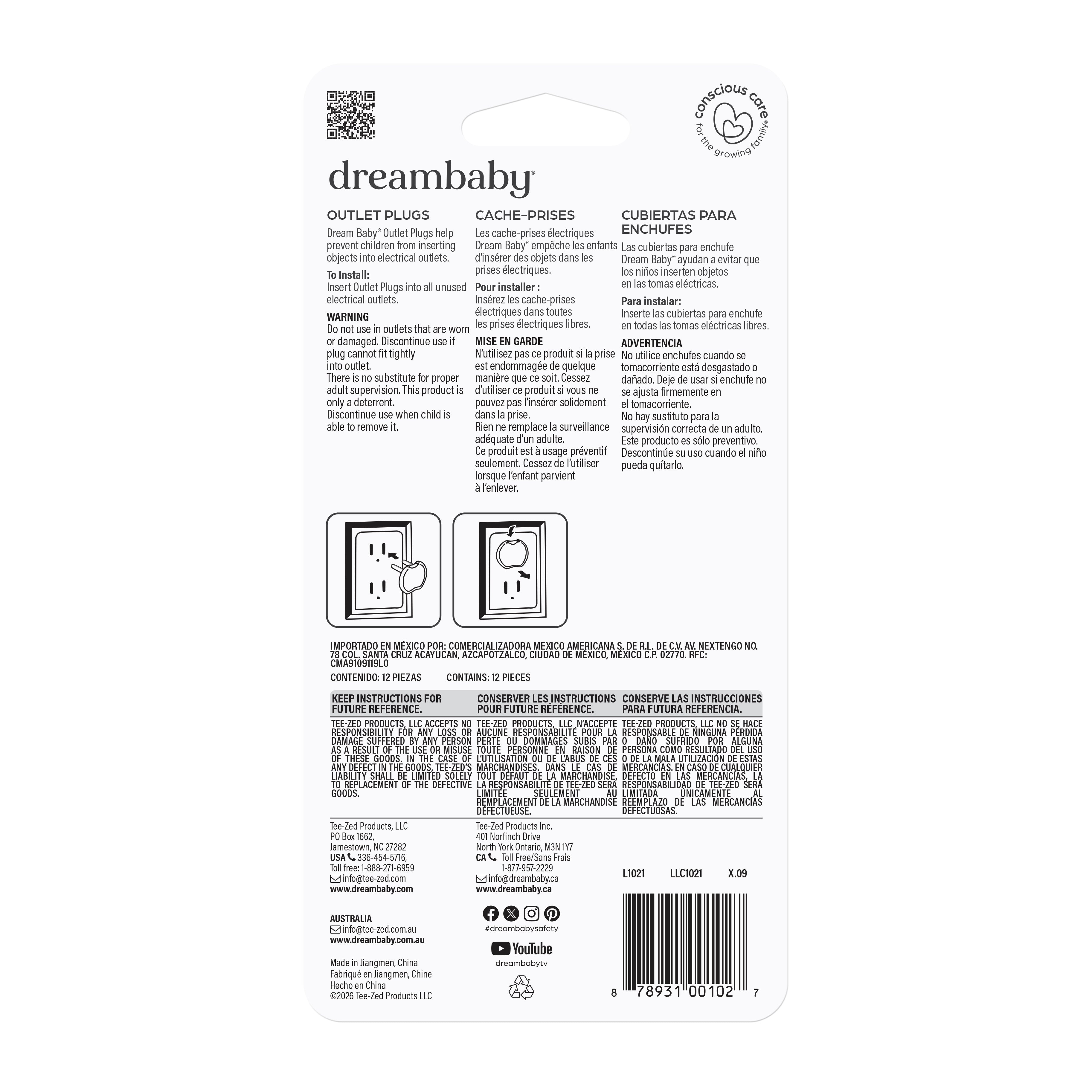 Outlet Plugs - 12 Count