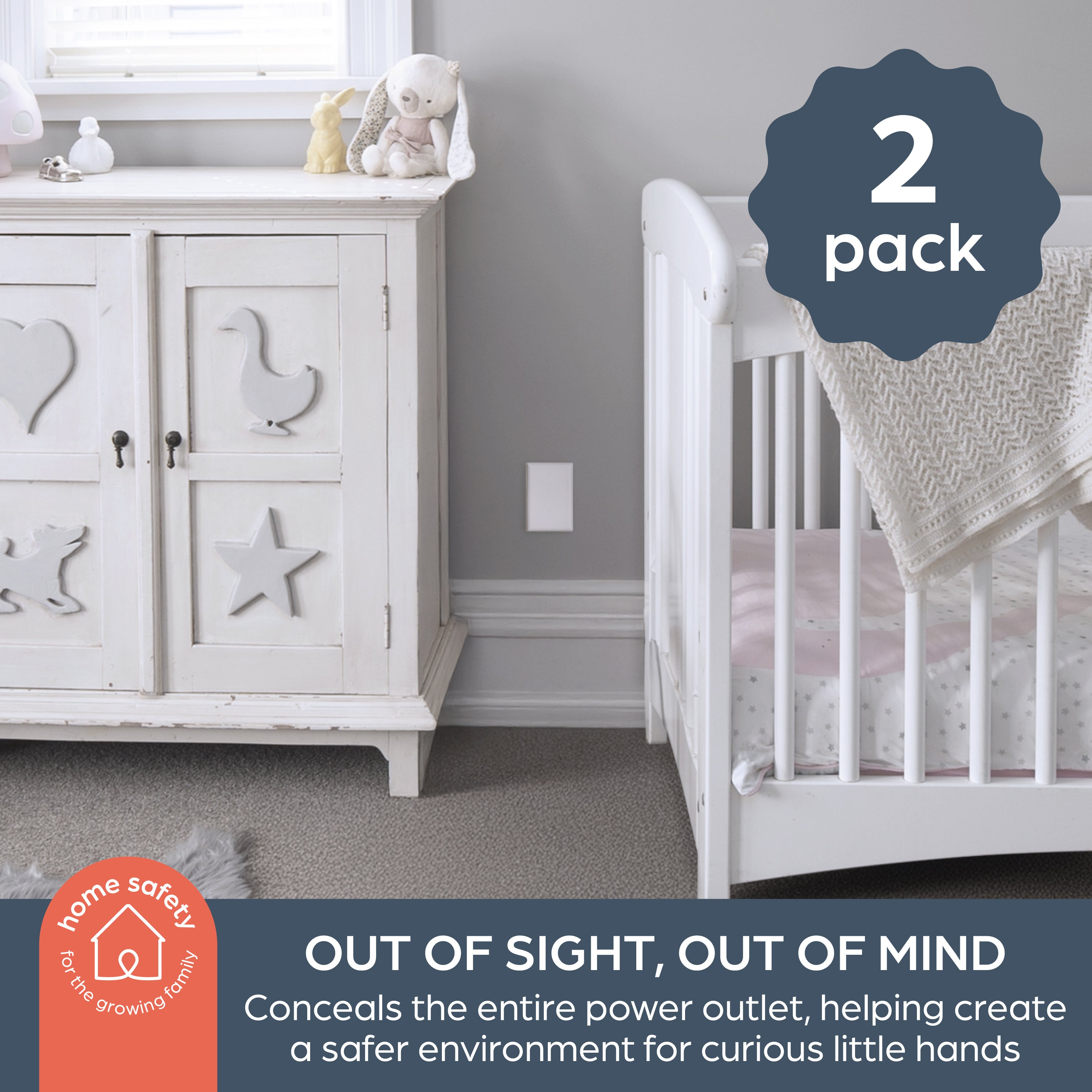 Paintable Coverplug® 2 Pack