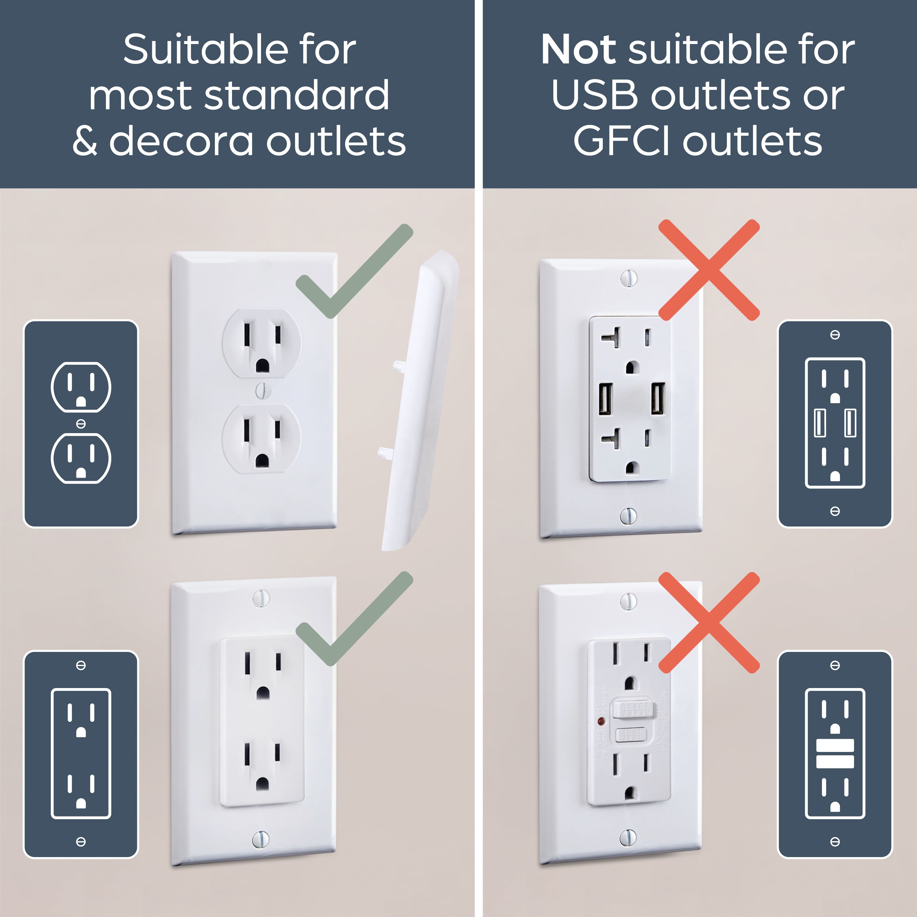 Paintable Coverplug® 2 Pack