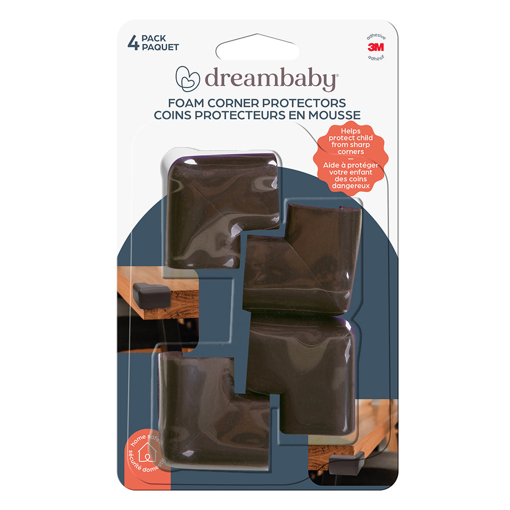 Foam Corner Protectors 4 pack - Brown
