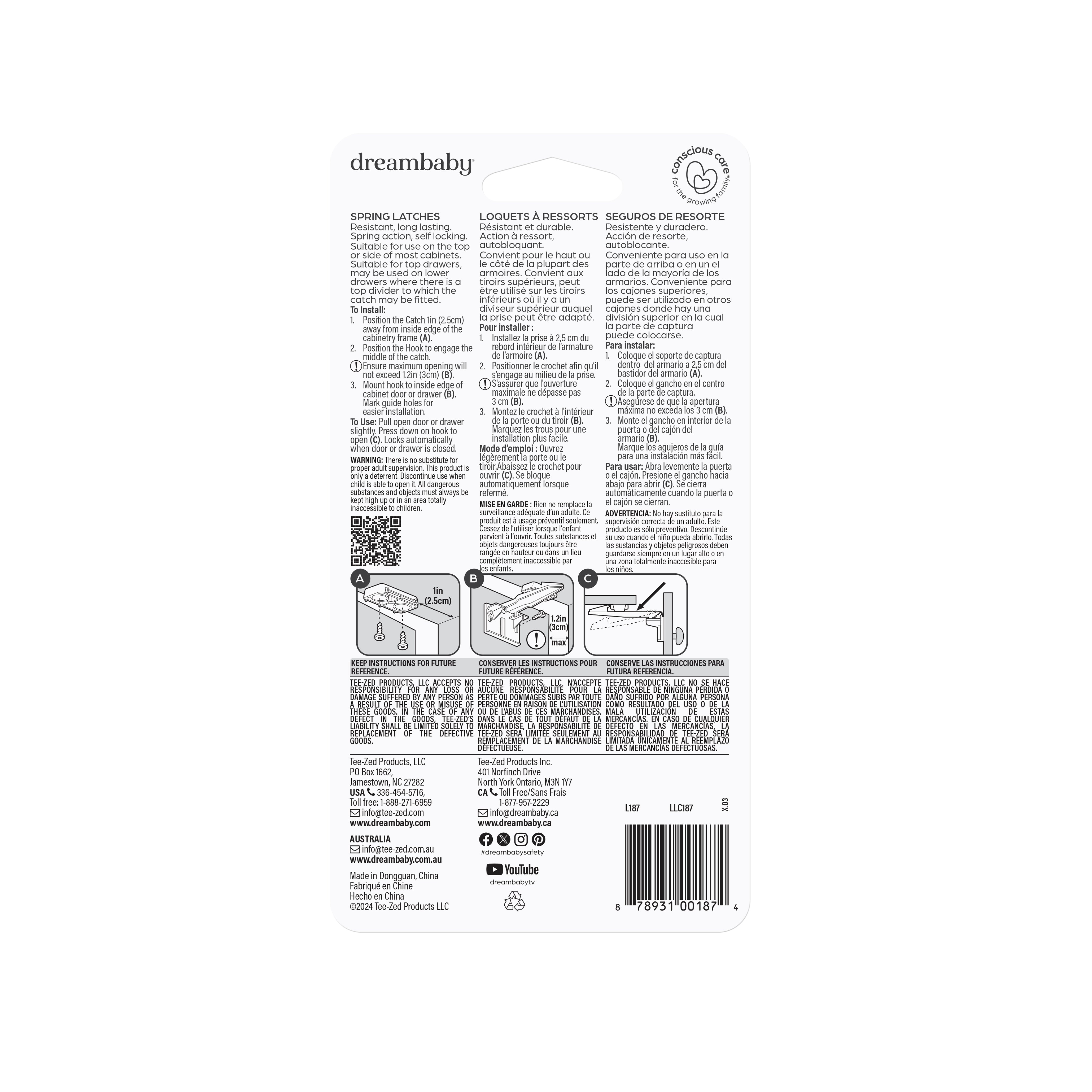 Spring Latches - Value 6 Pack