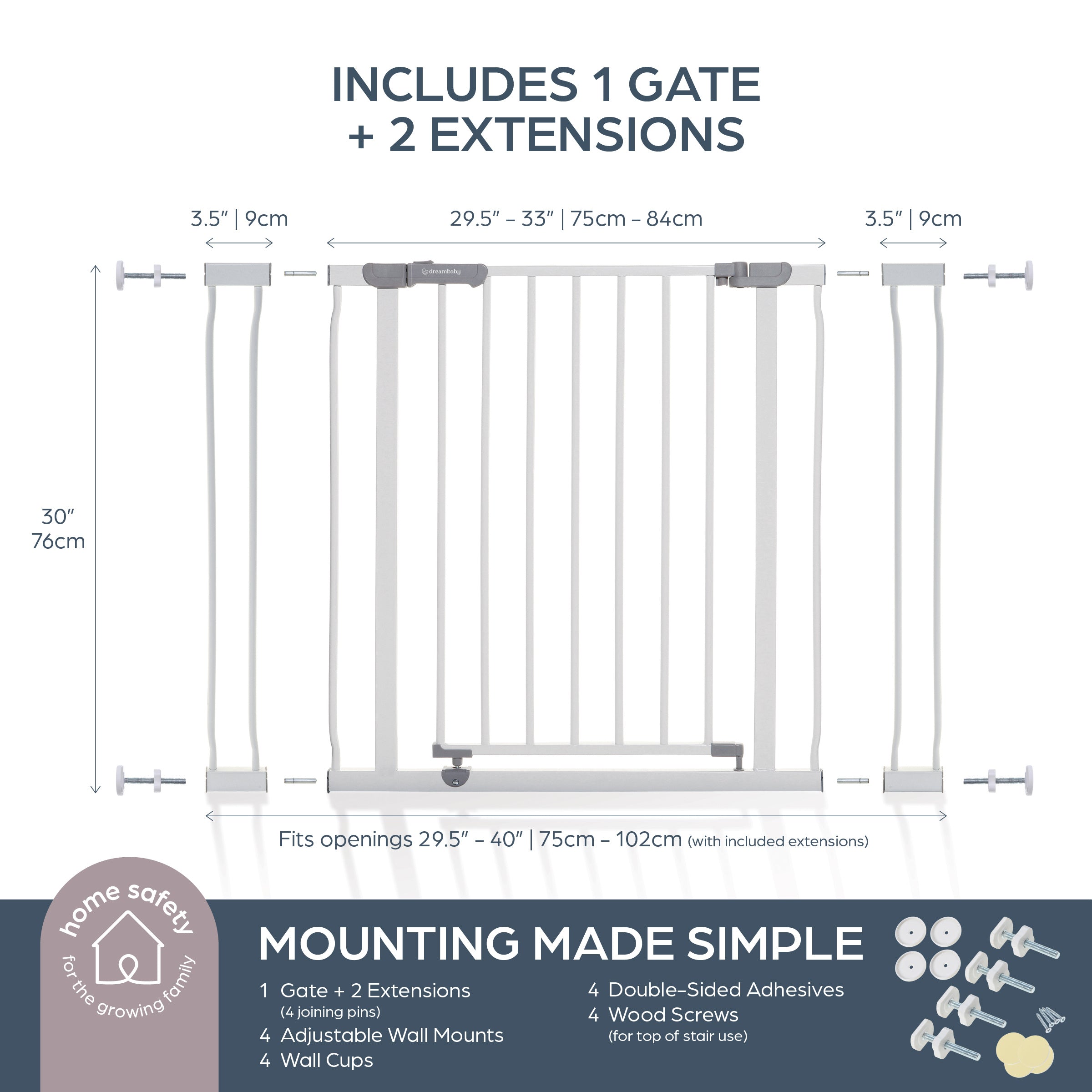 Ava Gate - White
