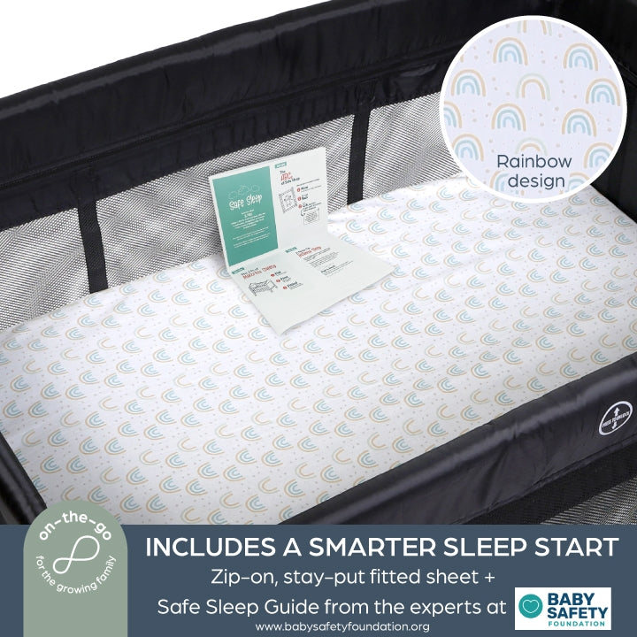 Haven 2-in-1 Portable Sleep & Adventure Playard with Bassinet