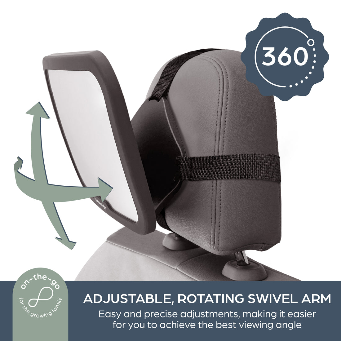 Adjustable Backseat Mirror