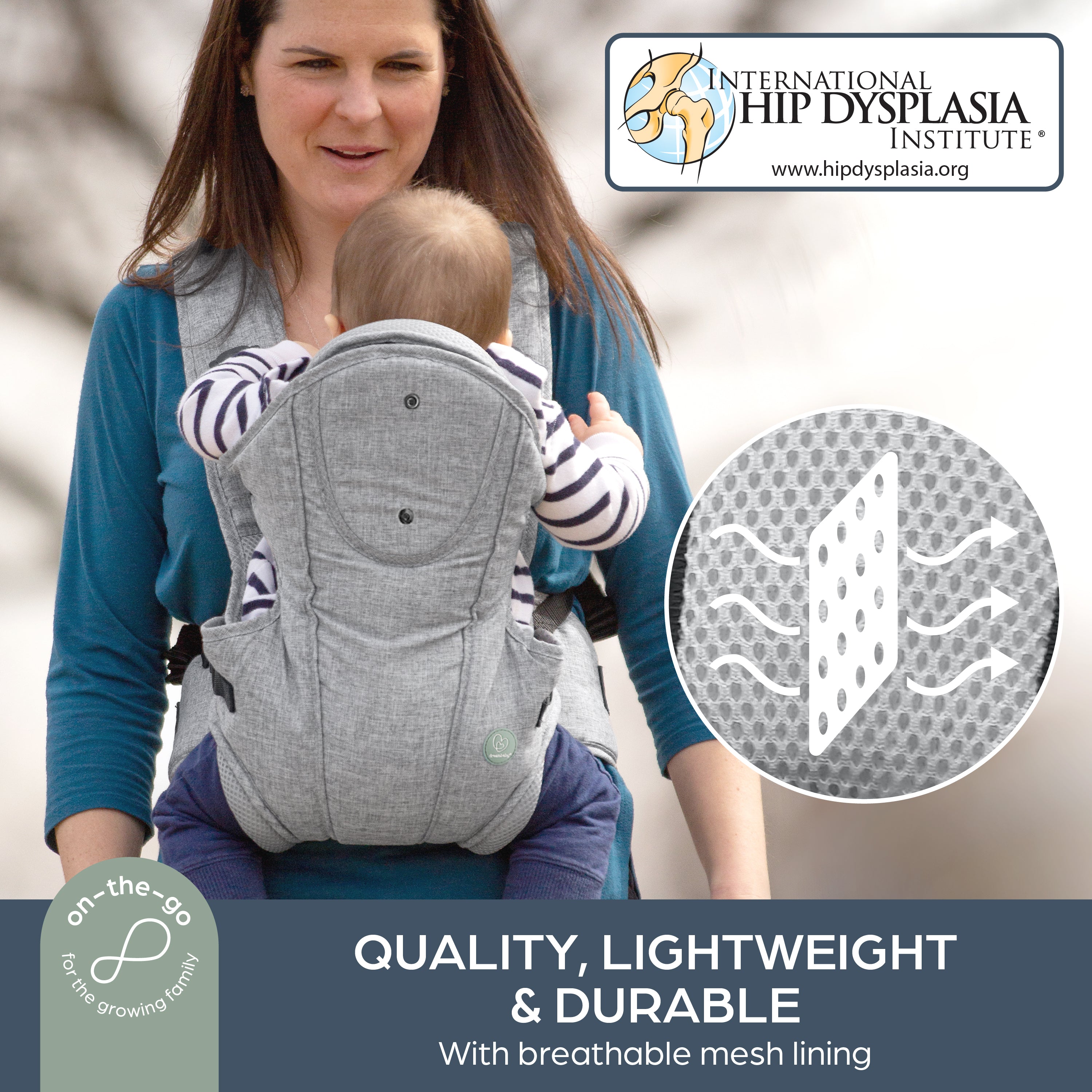 Oxford Baby Carrier – Grey Denim