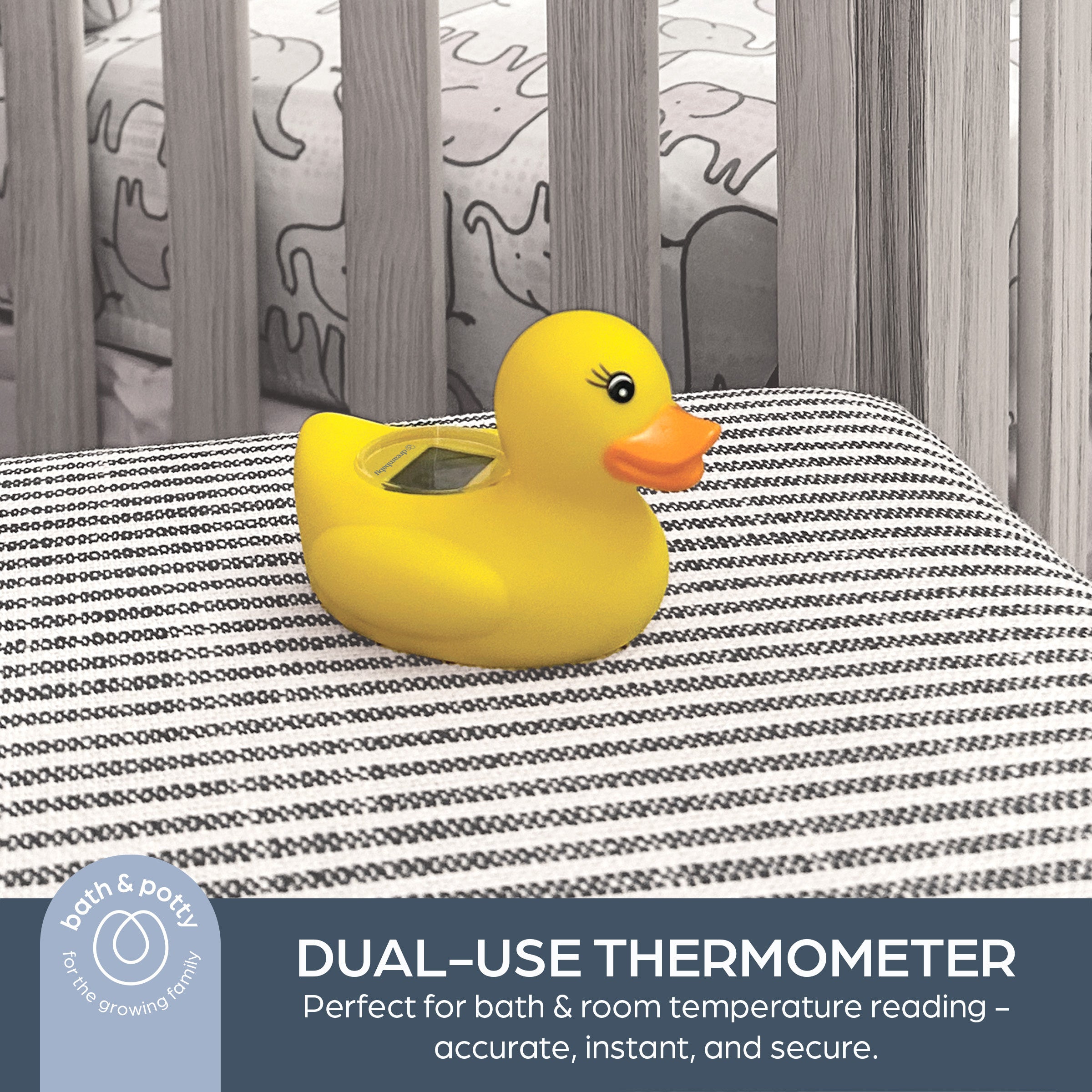 Room & Bath Thermometer - Duck