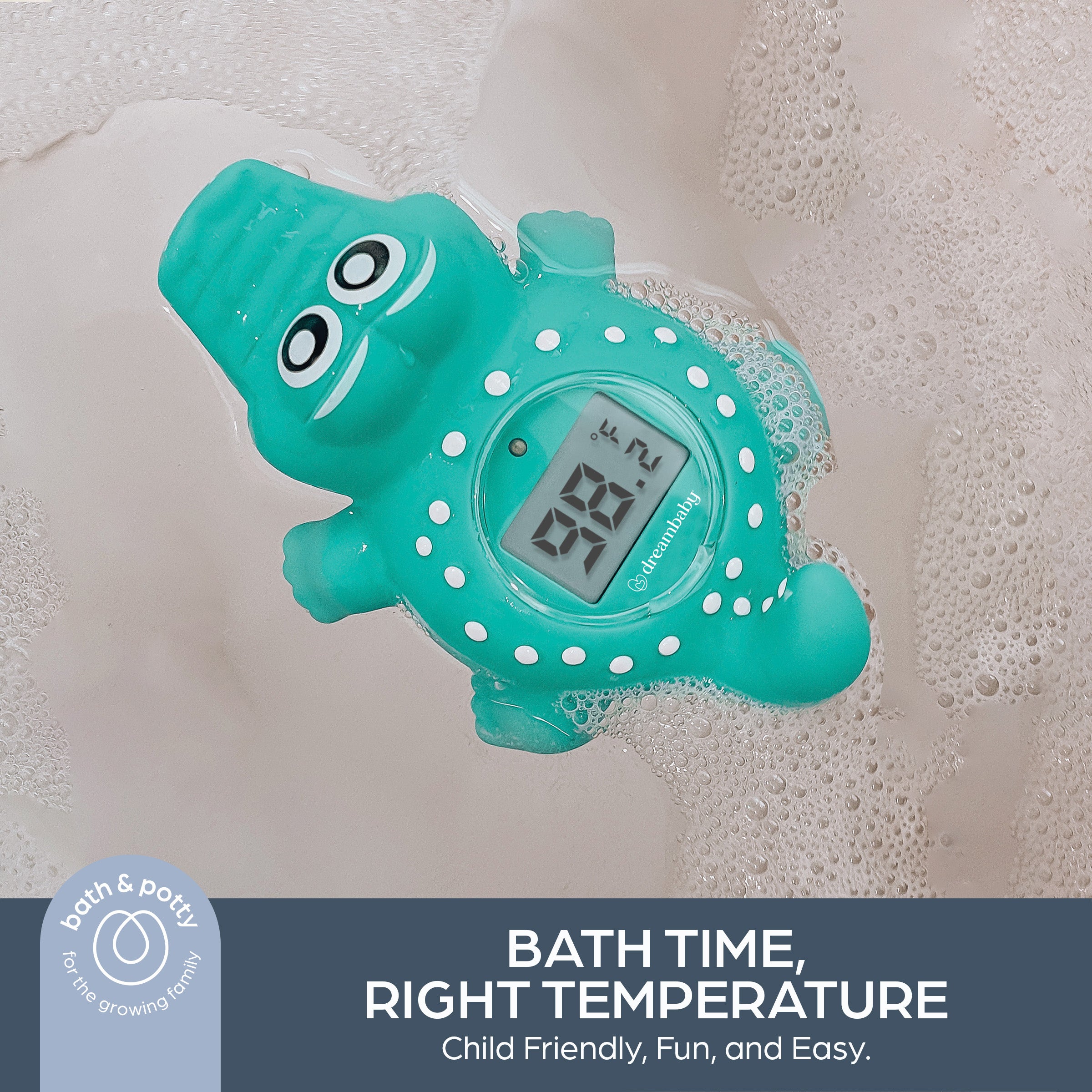 Crocodile Bath & Room Thermometer