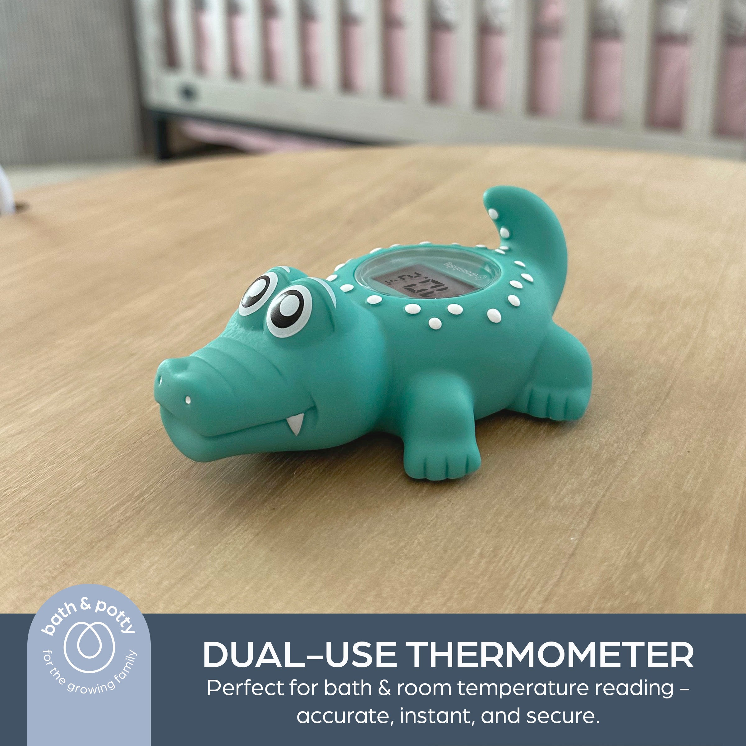 Room & Bath Thermometer - Crocodile L322