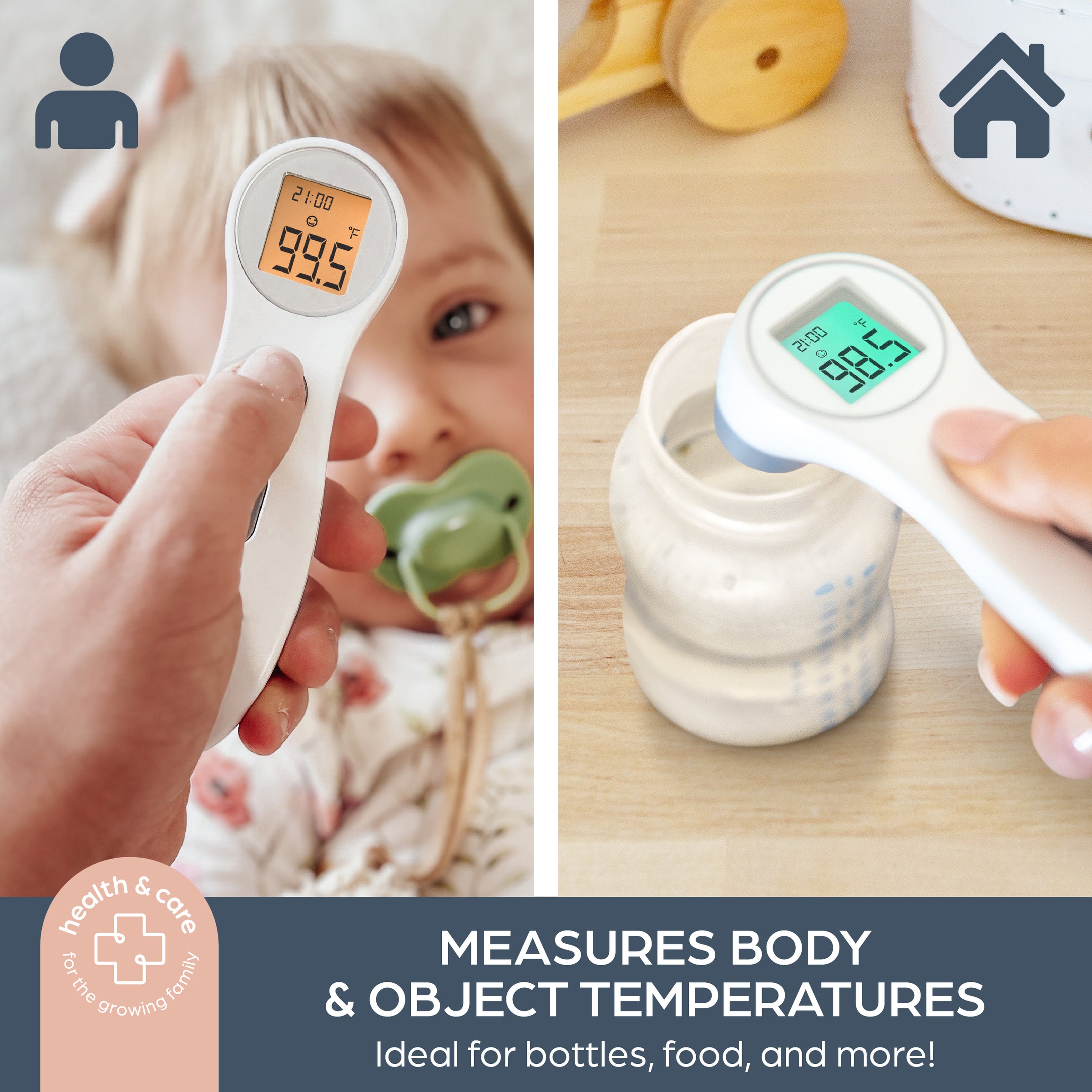Non-Contact Fever Alert Infrared Forehead Thermometer