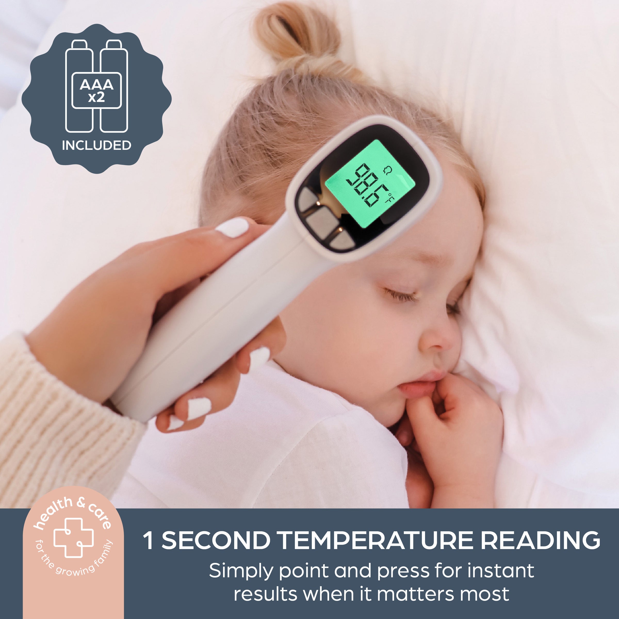Non-Contact Rapid Response Infrared Forehead Thermometer
